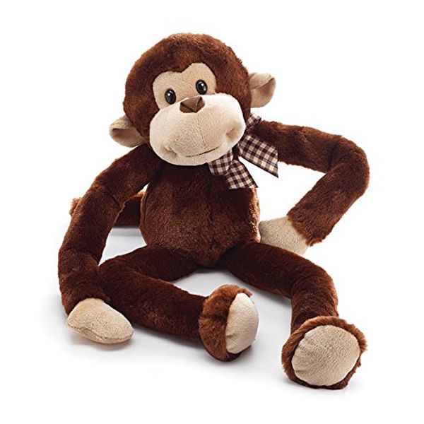 Burton and Burton Brown Monkey with Long Arms/Legs Plush, Multicolor