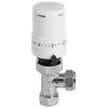 SPARES2GO Thermostatic Radiator Valve Valves Chrome with Drain Off Lockshield
