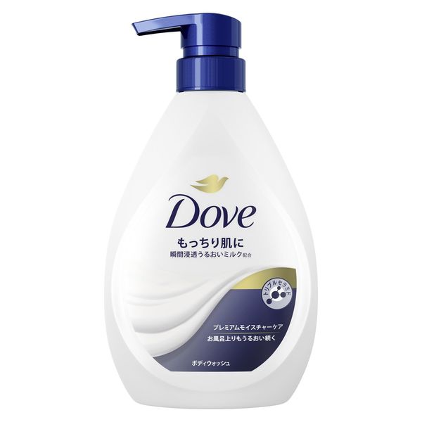 Dove Body Soap, Premium Moisture Care (Body Wash), Pump, 16.6 oz (470 g)