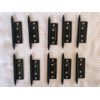 ~Flat Black~🚪Non-mortise Hinges, Finial Tips - (10 Hinge Lot)  2" W/ screws💥