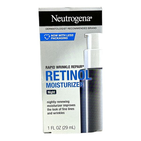 Neutrogena Rapid Wrinkle Repair Retinol Moisturizer Night 1oz./29ml New In Box