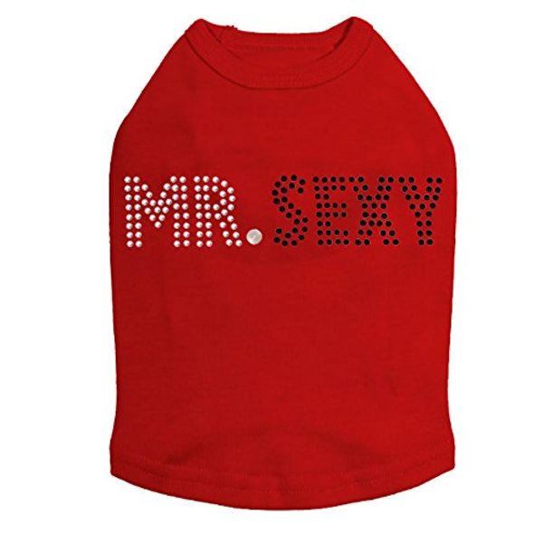 Mr Sexy Dog Shirt L RED