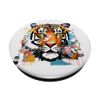 Intense Tiger Stare Vibrant Colors PopSockets Adhesive PopGrip
