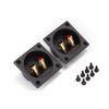 [Stereo Connector square push type] One-Touch Recessed Speaker Terminal Box Type Seat WV – lpt2