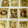 Hayakitei Gold Playing Cards HELLOKITTY GOLD OLAYING CARDS