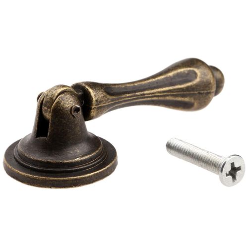 Paor Vintage Cabinet Knobs Drawer Handle Pull 8 Pack Decorative Bronze