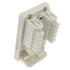 kenable CAT5e Low Profile RJ45 Module Keystone with Name Plate in White