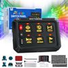 6 Gang RGB Switch Panel On/Off Toggle LED Light Circuit Relay System Box Kit 12V