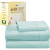 Soft 100% Cotton Sheets - Twin XL Sheet Set, 400 Thread Count Sateen Bedding for