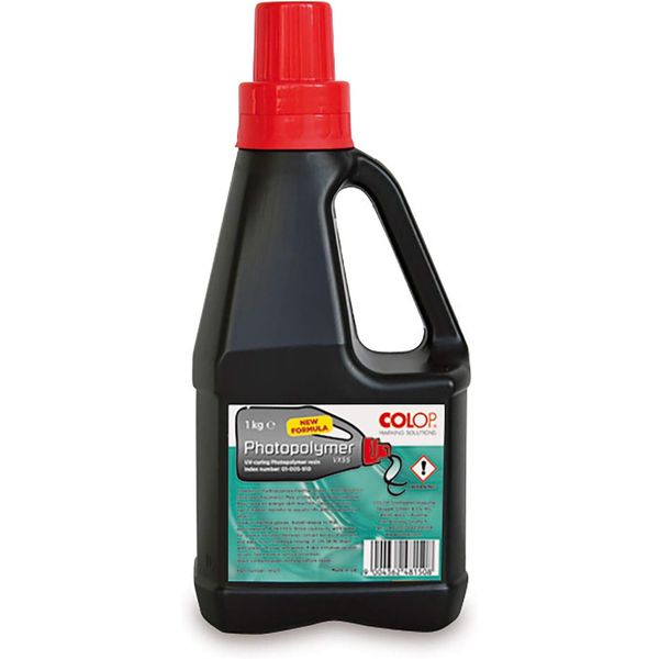 COLOP Photopolymer Liquid Gel for Rubber Stamp Making - VX55