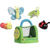ebba - Baby Talk - 8" My Critter Keeper - Interactive Butterfly Bug Rattle Set