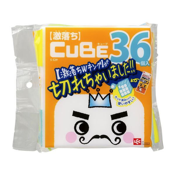 LEC Super Drop Cube Pre-Cut 36P (Melamine Sponge)