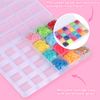 Funtopia Hair Bobbles Girls Pack of 360 Small Hair Bobbles 24 Colours Mini Hair Bobbles Baby Hair Scrunchies Colourful Mini Seamless Hair Bands for Children