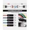 Lot of 3 UPOWEX Unbreakable Resistance Bands Stackable Exercise 15 bands total 