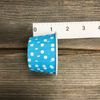 Blue Bulk MINI Candy Nut Paper Cups - Mini Baking Liners - Blue White Polka Dot - 100 Pack