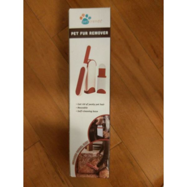 NEW PET TRENDS PET FUR REMOVER WITH TRAVEL SIZE REUSABLE