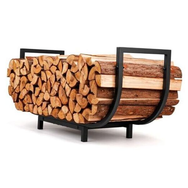 Firewood Rack, 34 in Firewood Storage, Firewood Holder, Wood Rack for