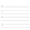 Filofax Papers Ruled Notepaper, white Personal Size - FF-133015