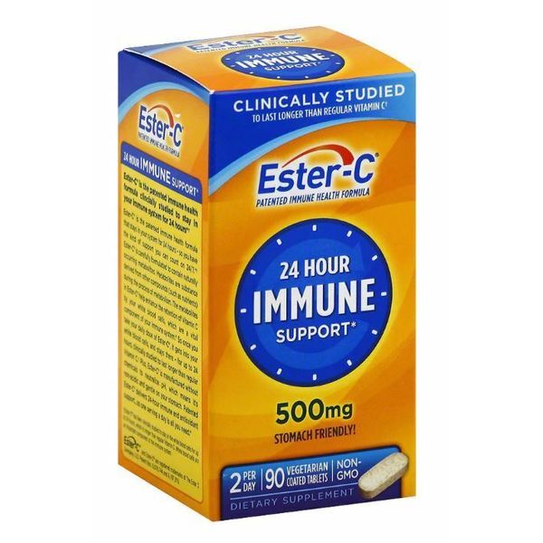 Ester-C 500mg Vitamin C Immune System Support Supplement 90 Coated Tablets NEW