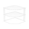 Compactor Perth Cookware Storage M - 24X23X20.3 cm, White Metal Wire Kitchen Organizer