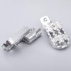 LEDISHUN Adjustable Step Bar Set for Kawasaki Eliminator/SE (24) ELIMINATOR400 (Silver)