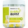 TransformHQ Bubble Boost Fizzy Energy Drink Mix (Lemon Lime Flavored) 21 Packets
