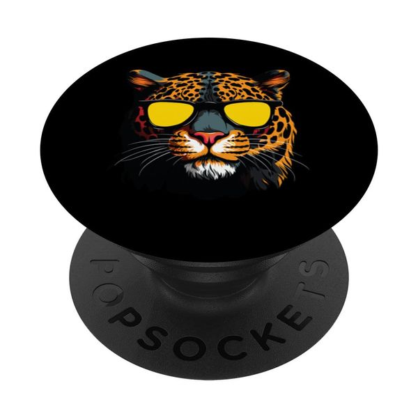 Dad Mom Cool Sunglasses - Funny Leopard PopSockets Swappable PopGrip