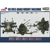 Dynamo Models DYN35DM001 1/35 US M55 Quad Machine Gun Trailer 2 in 1 Plastic Model