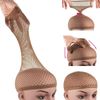 Dreamlover Mesh Wig Cap for Women, Hair Net for Halloween Wig, Wig Cap for Long Hair, Brown, 2 Pieces