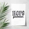 JUNIWORDS Poster, Hops genommen, 20 x 30 cm