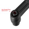 sourcing map M6 Handle Adjustable Clamping Lever Thread Push Button Ratchet Female Threaded Stud 4 Pcs
