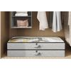TidyCorner 2-Pack Under Bed Storage Containers, 4.5 Inches Tall Low Profile