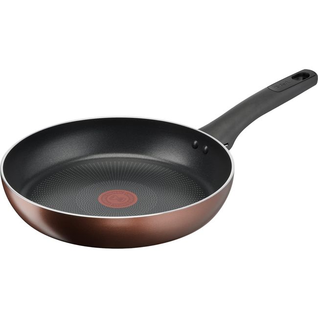 Tefal G17205 Frying Pan, 10.2 inches (26 cm), Compatible with Gas Fire, IH Titanium Excellence Mocha, Non-Stick