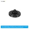 PATIKIL Camera Shutter Button, 2 Pack Soft Shutter Release Button Pure Copper Camera Button Concave, for Nikon for Fujifilm for Leica Black/Golden
