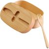 Yamako Wappa Lunch Box with Fork 854493