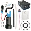 QFS 525LPH E85 Compatible Fuel Pump +Install Kit +Flex Hose for Ford Mustang