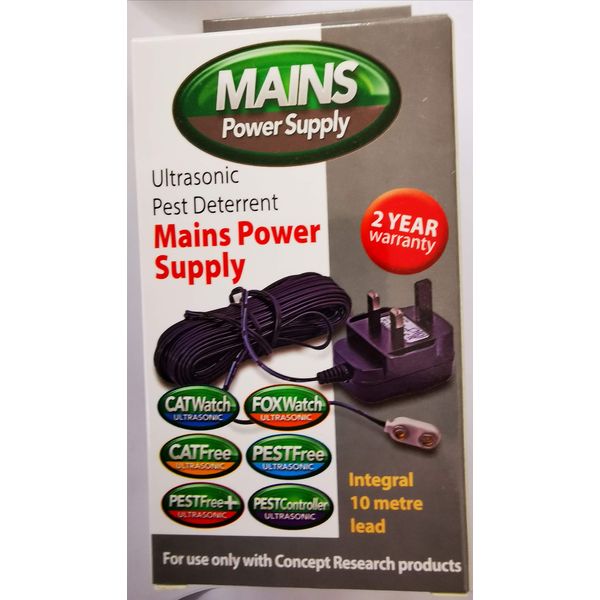 Mains Power Adaptor Kit (for PestFree Plus, CatFree, CatWatch or PestController)