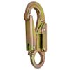 Fall Safety Lanyard with Steel Snap Hook 23kN Black