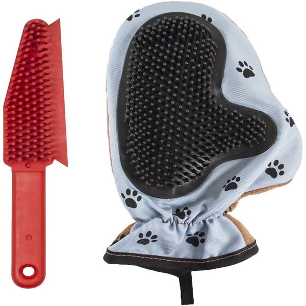 FURemover Mitt & Brush Set, 2-sided Lint Brush - Colors Vary