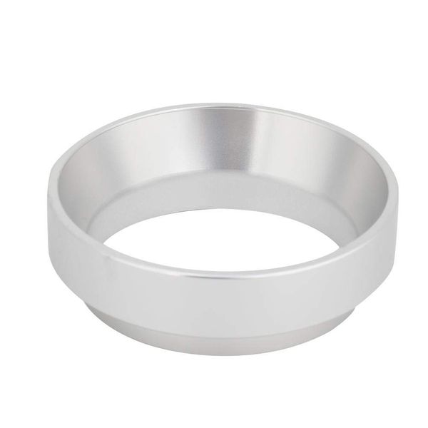 58mm Aluminum Universal Coffee Dosing Ring Funnel Replacement Coffee Maker Accessory for Coffee Machine, Necessary Tool for Hand-Made Coffee(Silver)