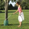 QWORK® 10Pcs Plant and Tree Trunk Protector, Plastic Tree Guards with Locking Hooks, Weather-Proof Tree Protectors