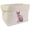 Large 'Sphynx Cat' Canvas Organiser/Storage Bag (OR00010564)