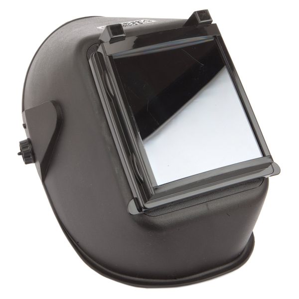 Forney 55672 Welding Helmet, Bandit III Flip Front, Shade-10,Black, Medium