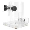 ANGGREK Katsu Router Base,Work,Woodworking Trimmer Router Transparent Plastic Base Power Tool Protective Accessory (Thick section)