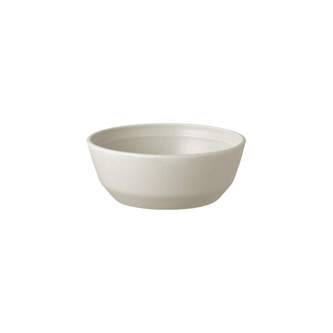 KINTO FOG Bowl 5.7 inches (145 mm), Ash White, Microwave and Dishwasher Safe 26355