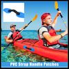 Hihaha 2pcs Universal PVC Strap Handle Patches Carry Grab Handle Blue Durable Material