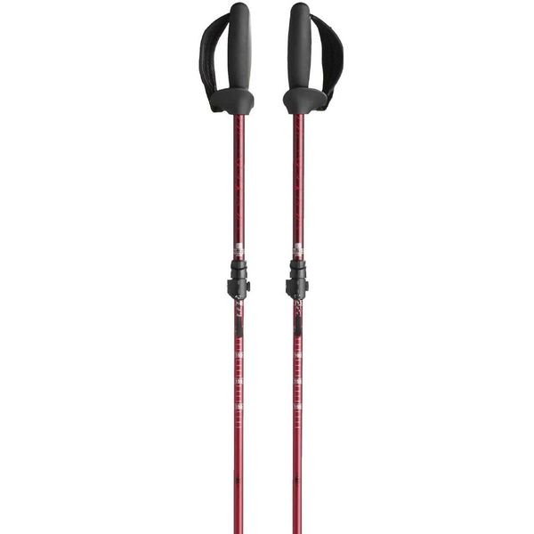 Mizuno C3JTP110 Folding Walking Poles, SH (Set of 2), Color: Red