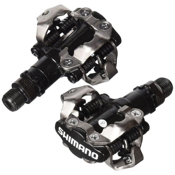 Shimano PDM520 Clipless SPD Bicycle Cycling Pedals BLACK "With Cleats", BLACKS