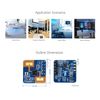 Waveshare Human Micro-Motion Detection MmWave Sensor (2 Pieces), 24 GHz MmWave Radar, Based On S3KM1110, Adopts Frequency Modulated Continuous Wave (FMCW) Technology, Compact Size and Easy Integration