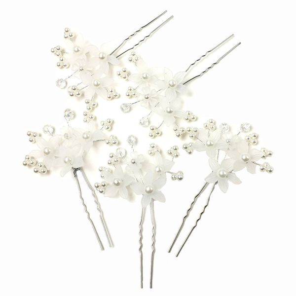 Banane D'or Pearl Hairpin Wedding Flower (5 Pearl Flowers)